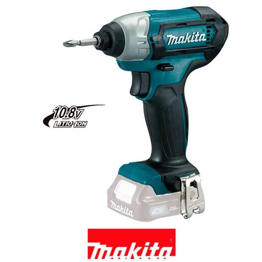 MAKITA akumulatorski udarni odvijač TD110DZ (prihvat 1/4“, 110Nm, 10,8V, Li-ion) - SAMO ALAT
