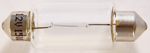 Elvelux žarulja 3611 12V 5W C5W sofitna