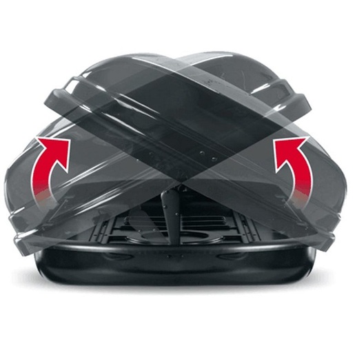 Menabo MANIA 460 DUO ABS krovna kutija,crna