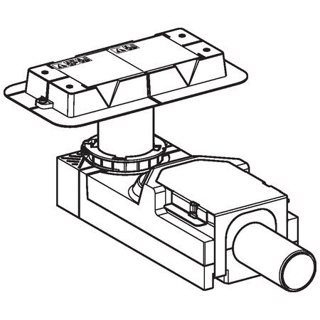 GEBERIT CLEANLINE set za podni odvod (154.152.00.1) 65-90 mm