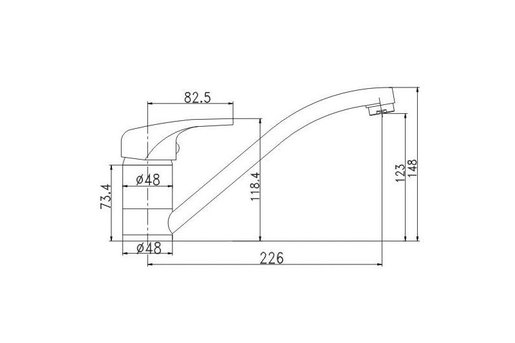 VOXORT VISION niskotlačna miješalica za sudoper