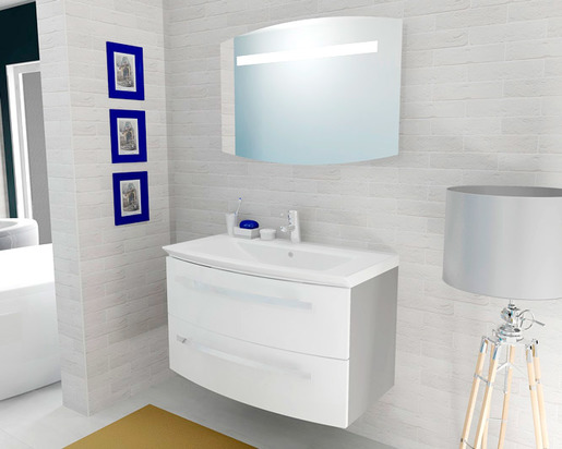 CONCEPTO ARIA 90 kupaonska baza s umivaonikom