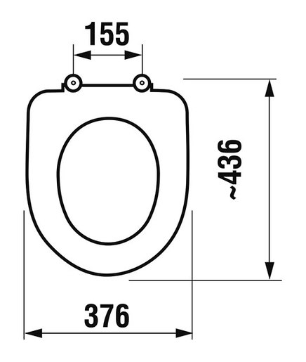 JIKA OLIMP toaletna daska 8.9328.1
