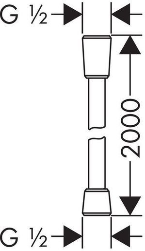 HANSGROHE ISIFLEX 200 crijevo za tuš