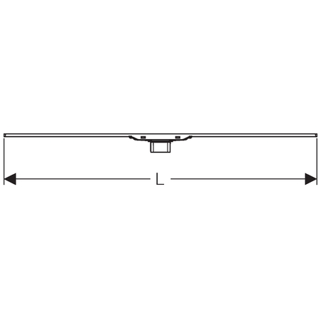 GEBERIT CLEANLINE 20 tuš kanalica (154.450.00.1) 30-90 cm