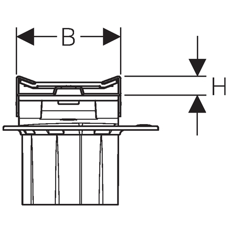 GEBERIT CLEANLINE 20 tuš kanalica (154.450.00.1) 30-90 cm