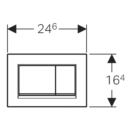 GEBERIT SIGMA 30 tipka za vodokotlić (115.883.KJ.1)