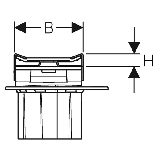 GEBERIT CLEANLINE 20 tuš kanalica (154.450.KS.1) 30-90 cm