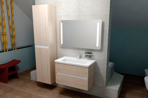 CONCEPTO LILY 100 kupaonsko ogledalo s rasvjetom (100x60 cm)