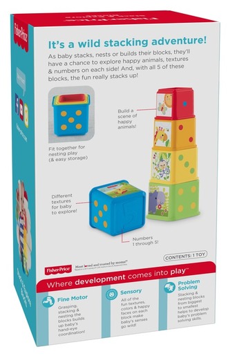 Fisher Price šarene kocke za slaganje