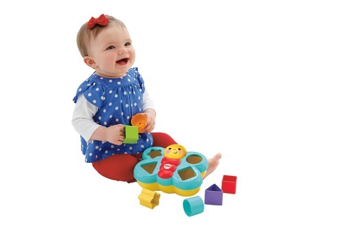 Fisher Price leptir s geometrijskim tijelima