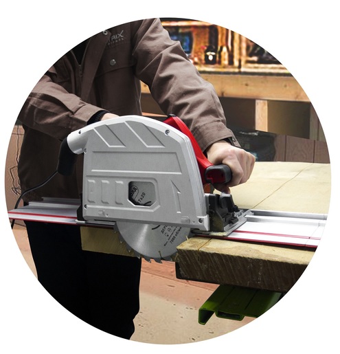 MATRIX potopna kružna pila sa vodilicom TRS 1400-64