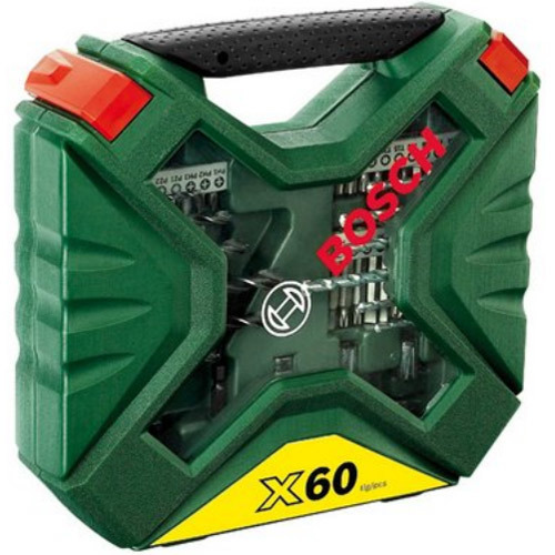 BOSCH 60-dijelni X-Line Classic set svrdala i bitova izvijača