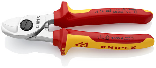 KNIPEX škare 165mm za kabele vde 50mm2