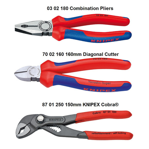 KNIPEX kliješta u setu 3 kom.