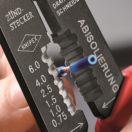 KNIPEX kliješta za kabel stopice neizolirane 0,5-2,5 mm2