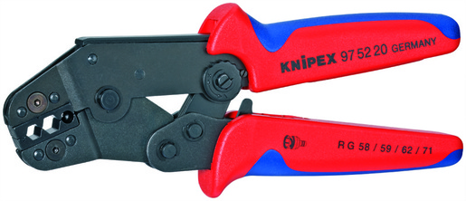 KNIPEX kliješta za koax-bnc-tnc konektore rg58/59/62/71/223