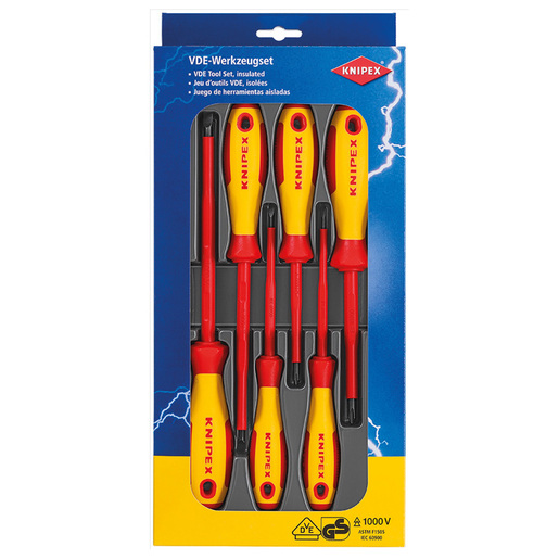 KNIPEX odvijači 1000 v u setu  6 dj