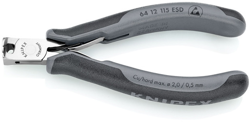 KNIPEX elektroničarska sjekača kliješta čeona 115mm