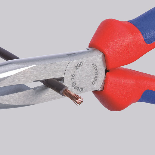 KNIPEX poluokrugla kliješta (špic) ravna 200 mm