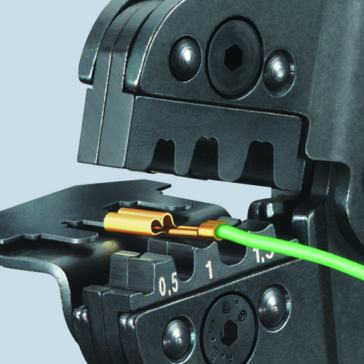 KNIPEX kliješta za kabel stopice neizolirane 0,1-1,5mm2