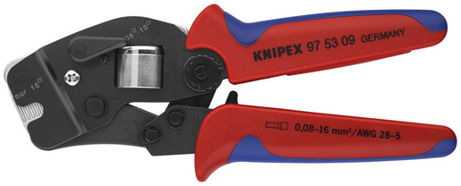KNIPEX kliješta za kvadratno presanje čahura 0,08-10mm2 + 16mm2