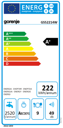 Gorenje perilica posuđa GS52214W_oštećena_TPNJ