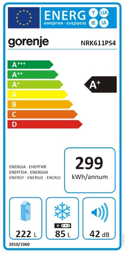 Gorenje hladnjak NRK611PS4_oštećen_TPNJ