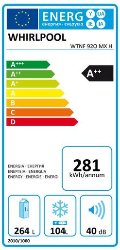 Whirlpool hladnjak WTNF 92O MX H_oštećen_TPNJ