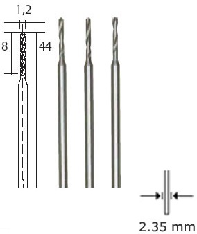 PROXXON MICROMOT HSS-svrdla za metal, plastiku i  drvo NO 28856