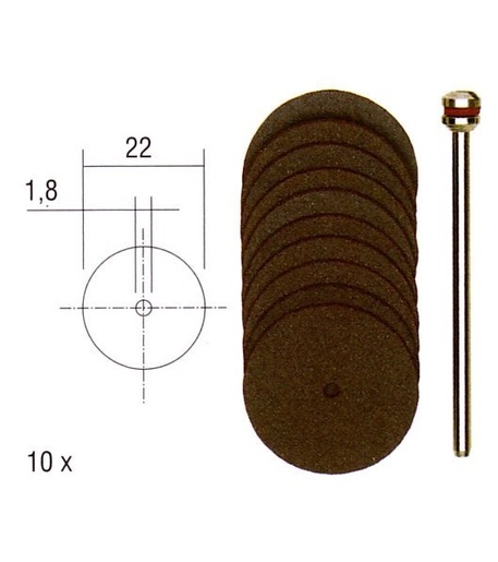 PROXXON rezne ploče od korunda sa prihvatom za rezanje drva, čelika i nehrđajućeg čelika NO 28810