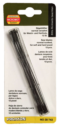 PROXXON super oštri listovi pile bez klinova na krajevima (127mm), NO 28743