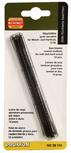PROXXON super oštri listovi pile bez klinova na krajevima (127mm), NO 28741