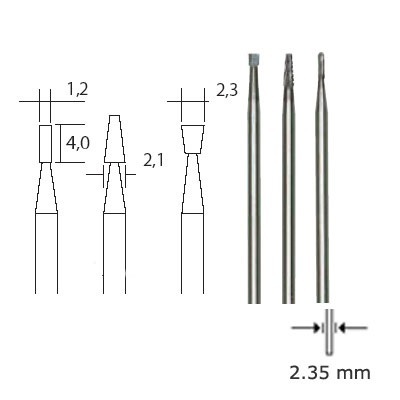 PROXXON MICROMOT volfram-karbid glodalo za čelik, staklo i printane ploče NO 28752