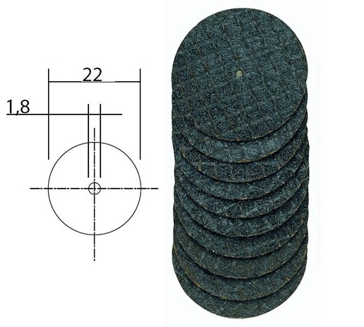 PROXXON ojačane rezne ploče od aluminijskog oksida bez prihvata za rezanje drva, čelika i nehrđajućeg čelika NO 28809