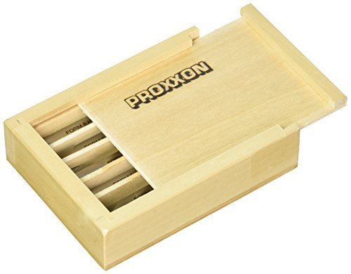 PROXXON tokarski obrađeni noževi od visokokvalitetnog kobalt HSS čelika-petodijelni set 8 x 8 x 80mm (za PD 230/E i PD 250/E), NO 24530