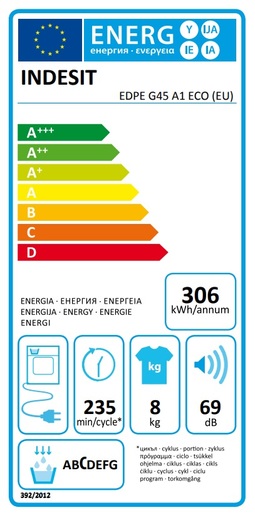 Indesit sušilica rublja EDPE G45 A1 ECO