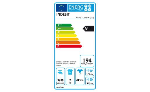 Indesit perilica rublja ITW E 71252 W (EU)