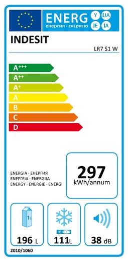 Indesit hladnjak LR7 S1 W
