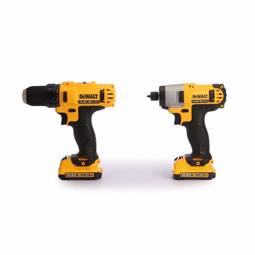 DEWALT akumulatoski set DCK211D2T DCD710 + udarni odvijač DCF815 10.8 V (2 akumulatora 2.0 Ah, brzi punjač, TSTAK kofer)