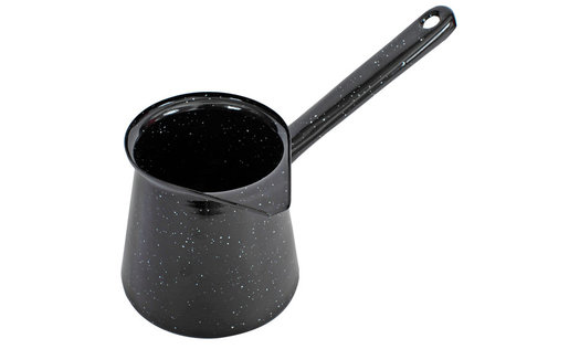 VEF džezva crna, emajlirana 0,25L