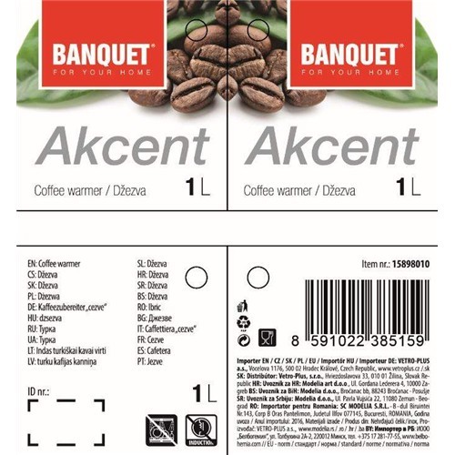 BANQUET Akcent džezva 1 L