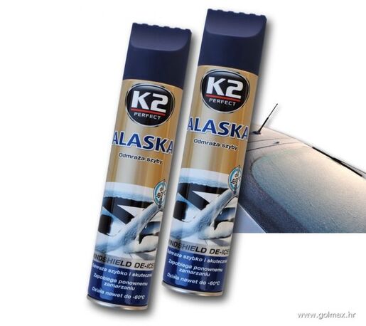 Odleđivač stakla K2 Alaska sprej 300 ml  (1 kom)