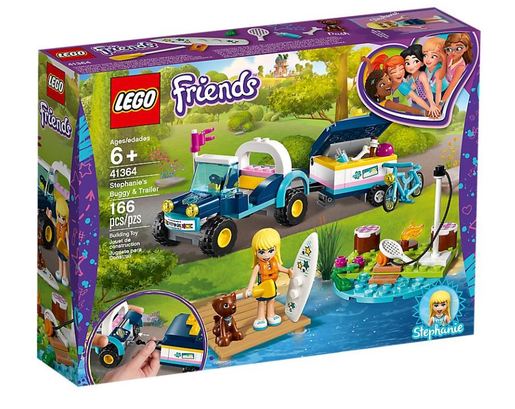 LEGO Friends Stephanien buggy s prikolicom 41364