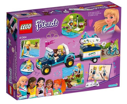 LEGO Friends Stephanien buggy s prikolicom 41364