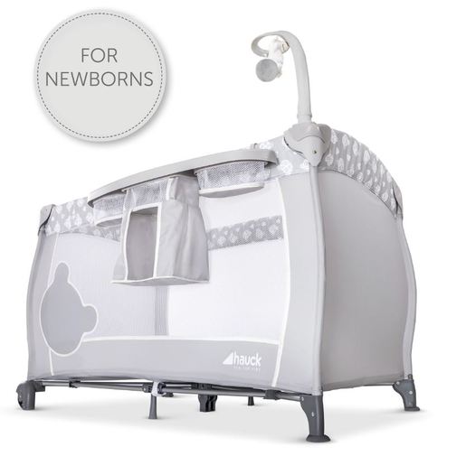 Hauck sklopivi krevetić babycenter teddy grey