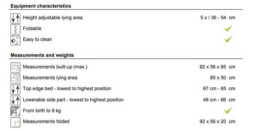 Hauck krevetić Face To Me grey