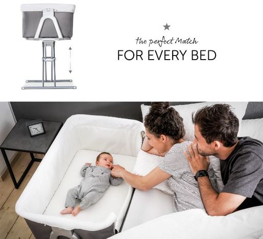 Hauck krevetić Face To Me grey