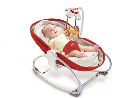Tiny Love ležaljka 3 u 1 rocker napper red