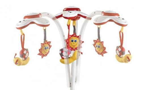 Tiny Love ležaljka 3 u 1 rocker napper red